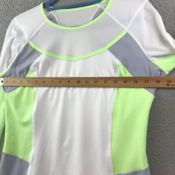 LLululemon Trail Bound Long Sleeve White / Clear Mint Size 10 - Picture 6 of 8